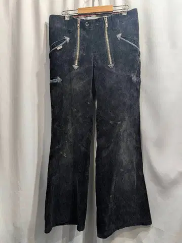 고품질 독일제 굵은 폭 코듀로이 저먼 로거 팬츠 46