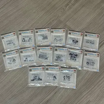 드래곤볼 제일복권 H상 MOKUJI 스탠드 목차 15종 세트