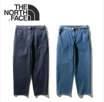 NORTH FACE 데님 클라이밍 배기 팬츠 1