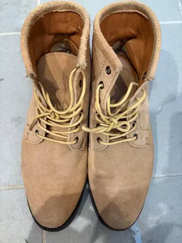 HARE 베이지 스웨이드 부츠 M