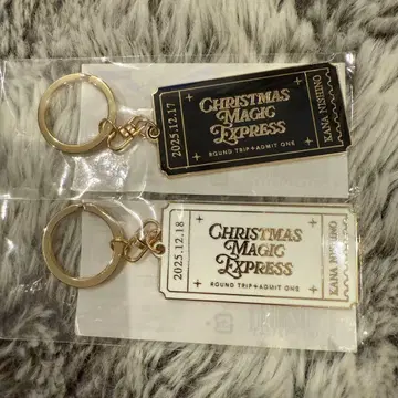 니시노 카나 Christmas Magic 티켓 키링 회장 한정판