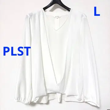 새상품급 PLST 플라스테 블라우스 세레모니 비즈니스 포멀 셔츠 블라우스