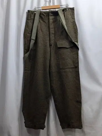 1957년제 네덜란드군 울 카고 팬츠 48 1/2