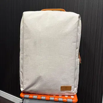 NORDACE 베이지 캔버스 백팩