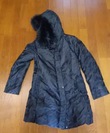 닥스 네이비 롱 다운 자켓 퍼 포함