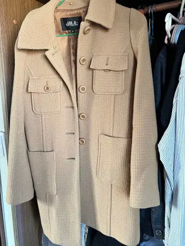 질 스튜어트 베이지 롱 코트 S