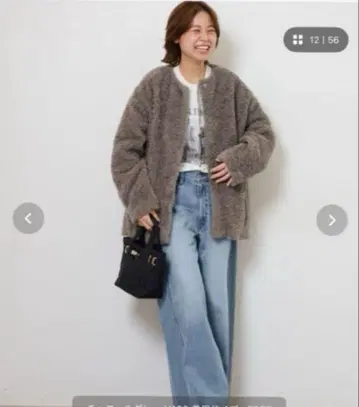 JOURNAL STANDARD relume 보아 칼라리스 자켓