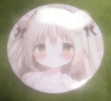 시라타마코 시라타마 친필 사인 캔뱃지