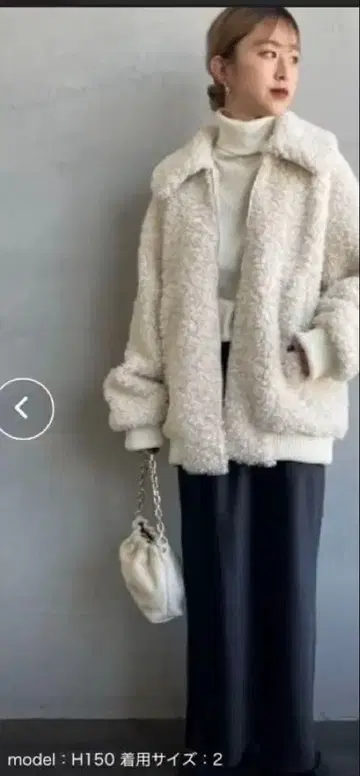 미사용 TATRAS 시프톤 화이트 보아 블루종