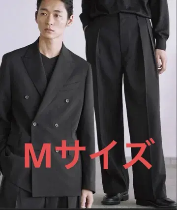 WYM LIDNM HIGH TWIST PE DOUBLE SUIT 블랙