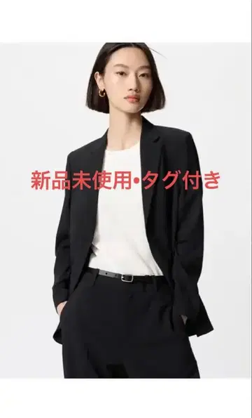 [ 미사용 새상품 ] UNIQLO 감동 자켓 릴랙스 핏 블랙