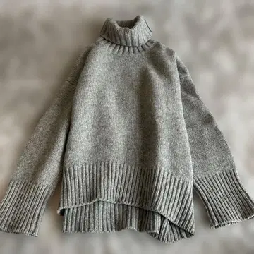 갤러리 바이 [ GALERIE VIE ] 파인 울 터틀넥 S