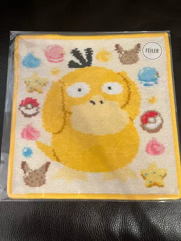 [ 미개봉 새상품 ] 포켓몬 페이 해피 스위츠 코닥 손수건