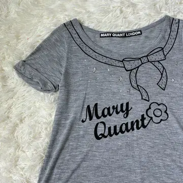 MARY 마리콴트 큐빅 꽃무늬 T셔츠