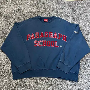 Paragraph PARAGRAPH SCHOOL 맨투맨 네이비