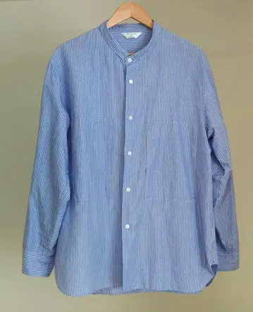 STILLBYHAND 내로우 컬러 스트라이프 셔츠