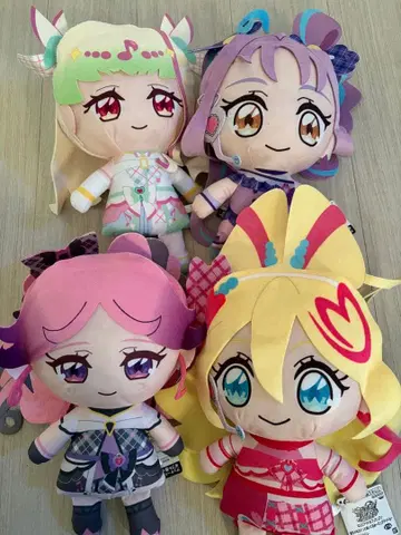 아이돌 프리큐어 봉제 인형 4체 세트