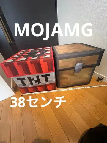 마인크래프트 마이카 Minecraft TNT와 나무 가슴 수납 박스