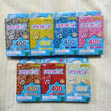 새상품 미개봉 아쿠아 비즈 400개입 세트 7상자