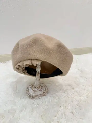 tefhat 프릴 베레모 베이지 Mifumi