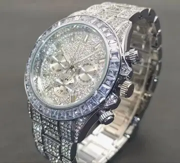 경이로운 6가지 색상 전개 ICED OUT WATCH 블링블링 손목시계