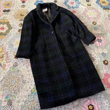 LOWRYS FARM 로리즈팜 체크 체스터 코트