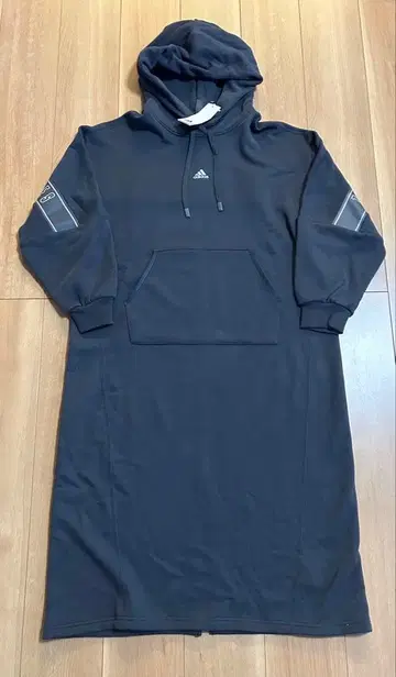 미사용 새상품 adidas 후드 부착 롱 후드티 원피스 M 사이즈 여성용