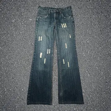 00s archive y2k fading flare denim jeans