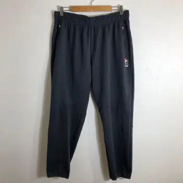 FILA 휠라 로고 트랙 팬츠 블랙