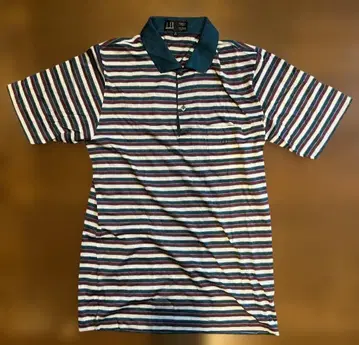 dunhill 스트라이프 피케 셔츠 38