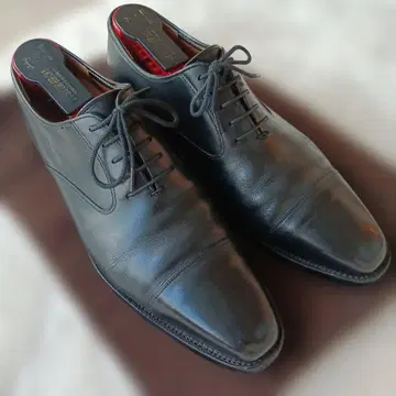 스코치 그레인 블랙 가죽 25.5cm