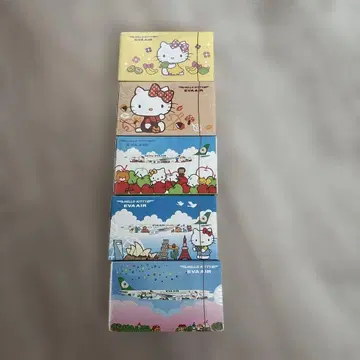 헬로키티 EVA AIR 카드놀이 5개 세트