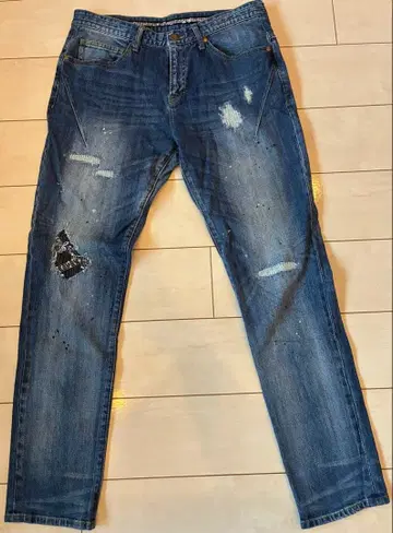 NUMBER (N)INE x LOVELESS 데미지 가공 데님 팬츠