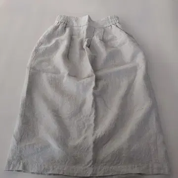 린넨 플레어 스커트 라이트 그레이