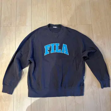 FILA 다크 블루 맨투맨 F 사이즈
