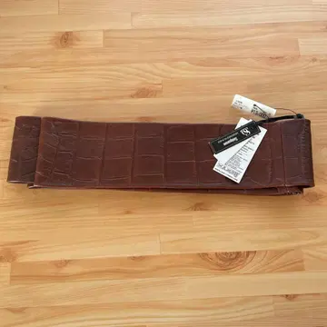 시네카논 프랑스 Sinequanone 카카오색 소가죽 벨트 TU 사이즈