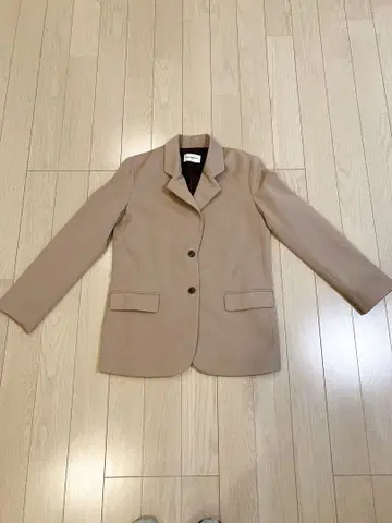 FRESH MORE AIN 베이지 테일러드 자켓