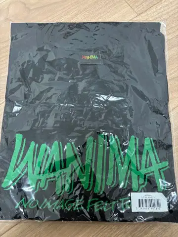 [ 새상품 ] WANIMA CUT TEE (Black) XL