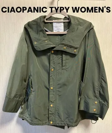 모즈 코트 CIAOPANIC TYPY 후드 부착 모스그린