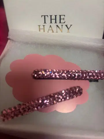 THE HANY bijou 핑크 비쥬 헤어핀 세트