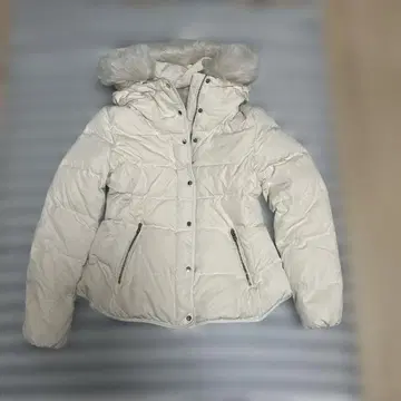 ZARA BASIC 아이보리 다운 자켓 L 사이즈