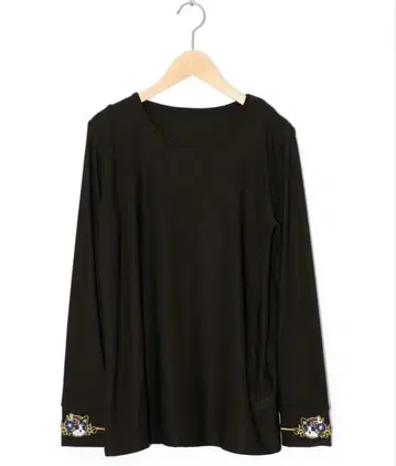 스칼라 153757: 고양이 토끼 나비 자수 속기모 스무스 이너