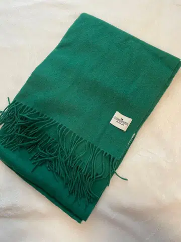 캐시미어 블렌드 그린 컬러 머플러 저널 스탠다드