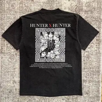 HUNTER x HUNTER 환영여단 클로로 양면 프린트 티셔츠