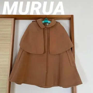 무루아 MURUA 판초 코트 케이프 코트