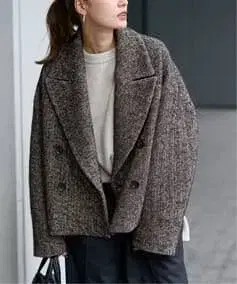 FRAMeWORK 트위드 숏코트