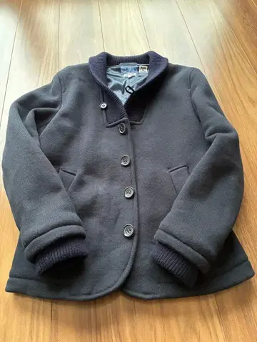 BLUE BLUE JAPAN 숄카라 코트 사이즈 1 헤비 맨투맨