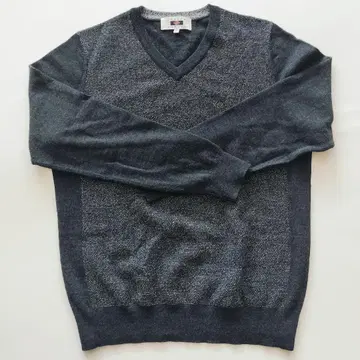 JOSEPH ABBOUD 다크 그레이 V넥 니트 M