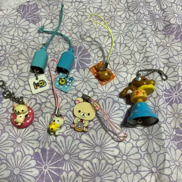 리락쿠마 스트랩 7개 세트