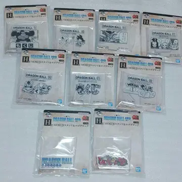제일복권 드래곤볼 40th H상 MOKUJI 스탠드 & 로고 블록 9종